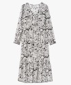 Robe de grossesse empire longue et fluide col cache-cœur